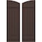 Ekena Millwork Americraft 5-Board (2 Batten) Wood Joined Board-n-Batten Shutters w/Ellipt Top, ARW101BE518X77TBH, PR ARW101BE518X77TBH - alternate 1